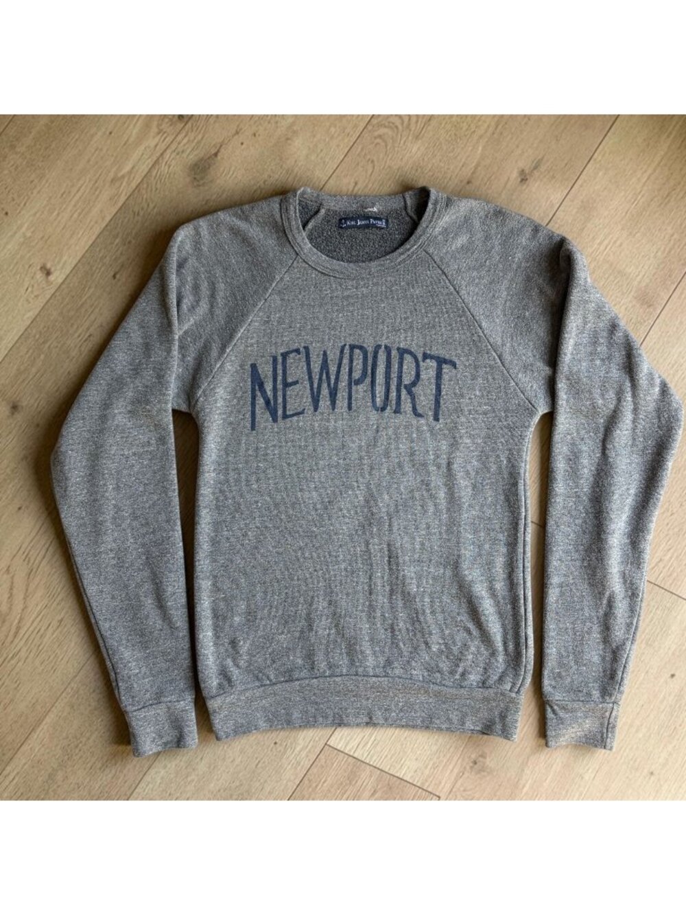 Kiel James Patrick Newport Sweatshirt XS Heather Gray Preppy USA KJP
